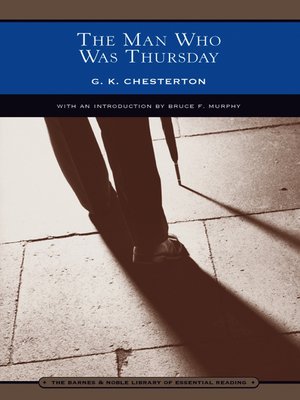 the man who was thursday by gk chesterton